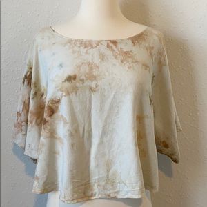 JAMIE AND THE JONES Dyed Silk Top